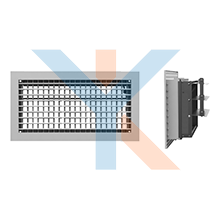 Решетка двухрядная с клапаном (max 1500х600; 600х1500) Решетка двухрядная с клапаном (max 1500х600; 600х1500)